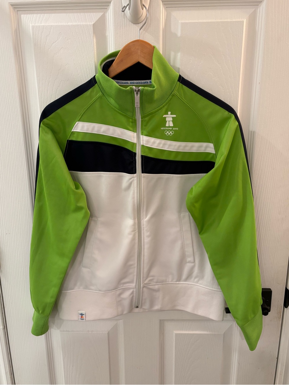 Olympics Green & White Track Jacket